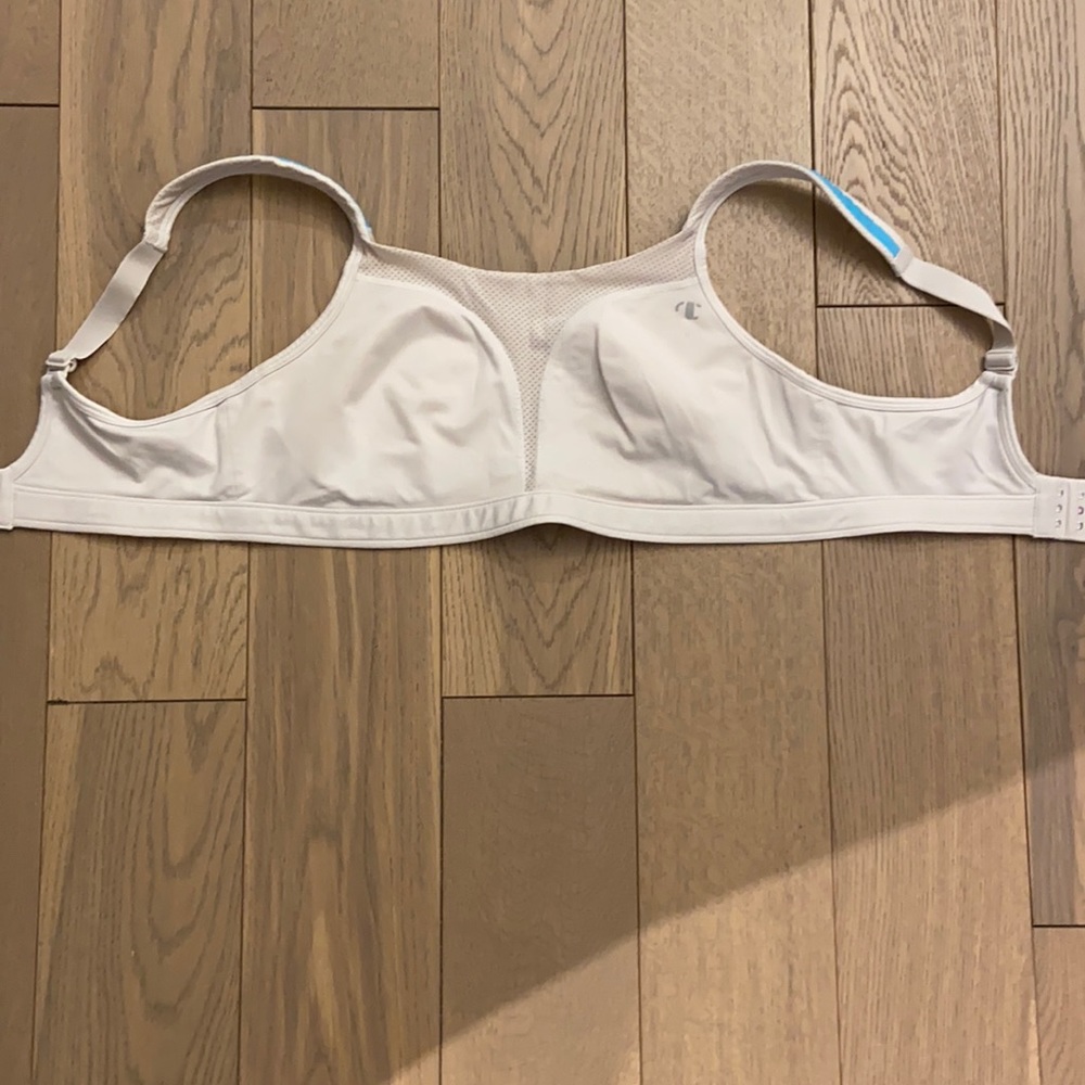 Champion white sports bra